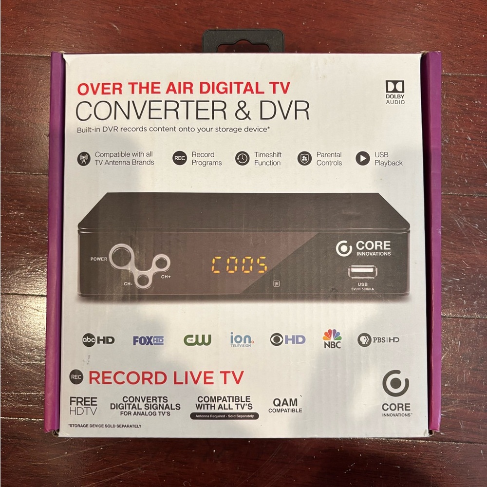 Dolby converter and DVR brand new in box